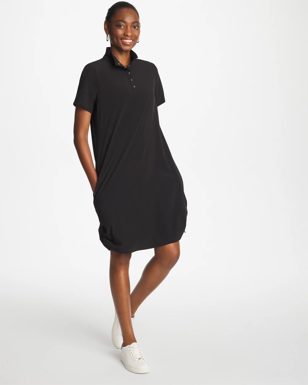 Zenergy® UPF Neema Mockneck Bungee Dress
