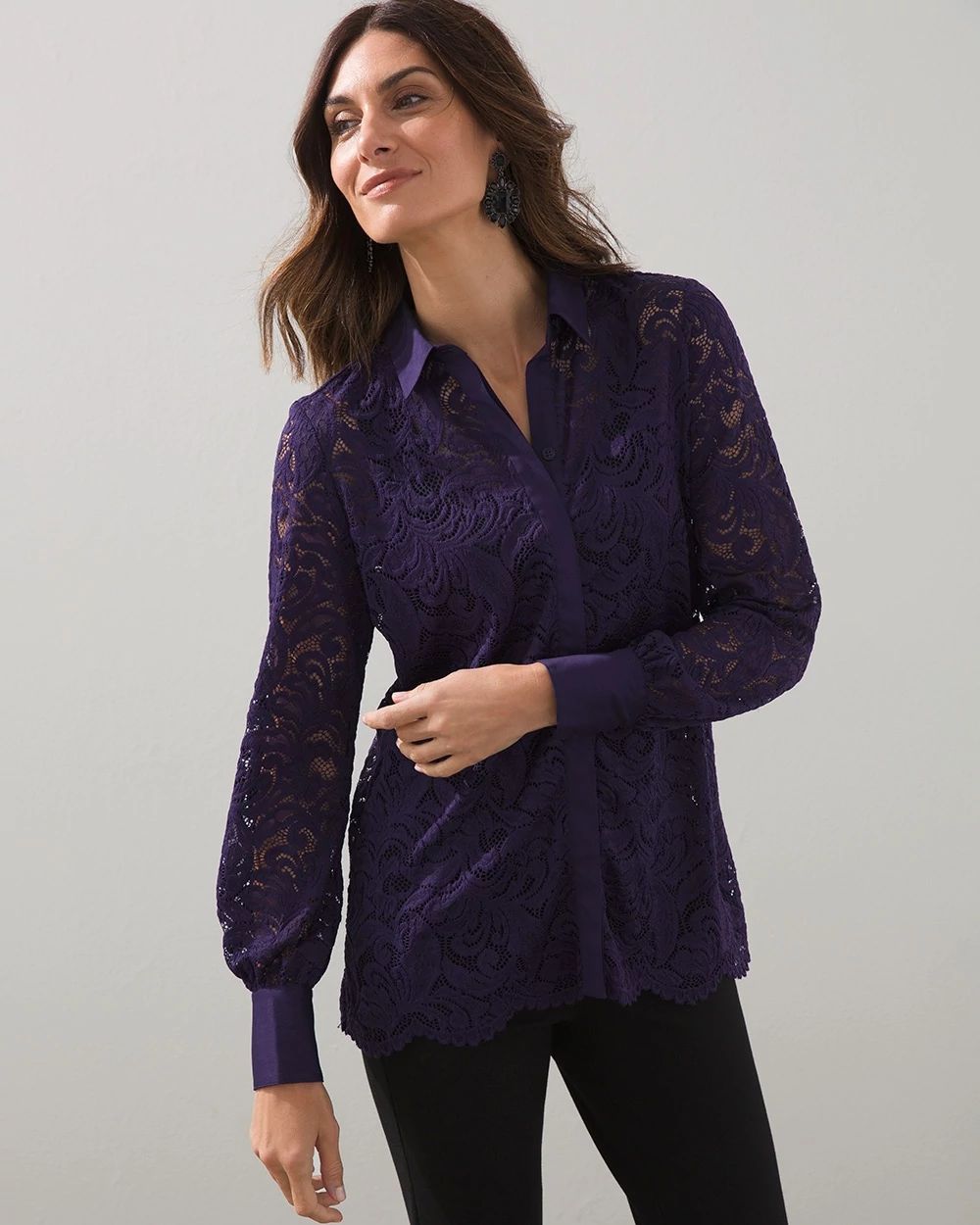 Stretch Lace Shirt