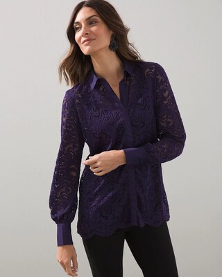 Stretch Lace Shirt