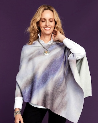 Convertible Knit Poncho