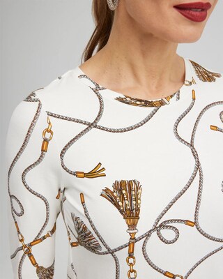 Touch of Cool Chain Print Layering Tee
