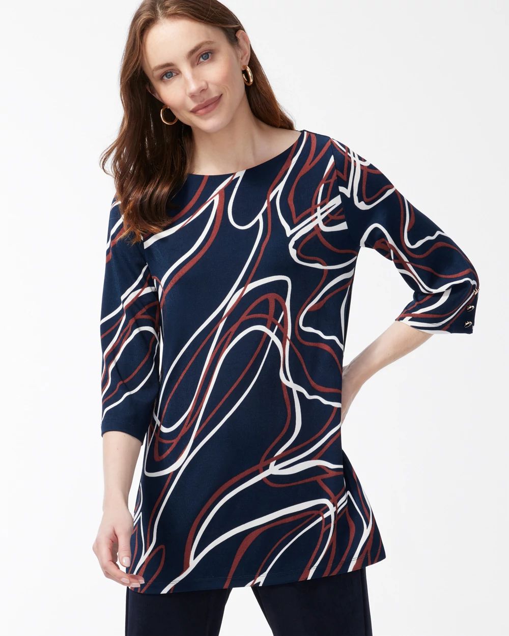 Travelers Button Detail Tunic