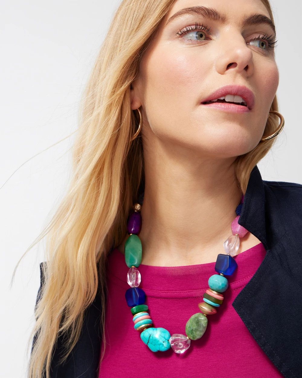 Turquoise Single Strand Necklace