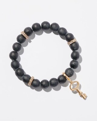 Key Dangle Stretch Bracelet
