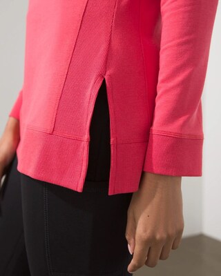 Zenergy French Terry Rib Mix Tunic