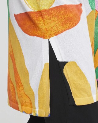 Summer Romance Tropical Midi Cardigan click to view larger image.