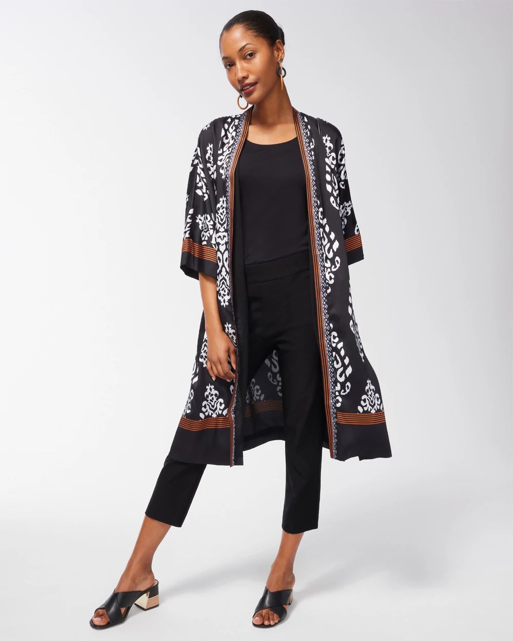 Chiffon Long Kimono