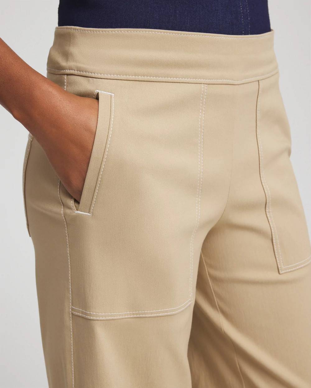 Petite Brigitte™ Utility Wide-Leg Cropped Pants