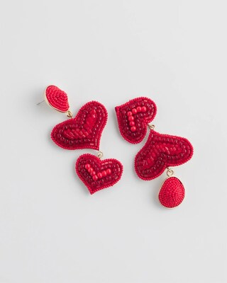 Stainless Steel Seed Bead Earrings click to view larger image.