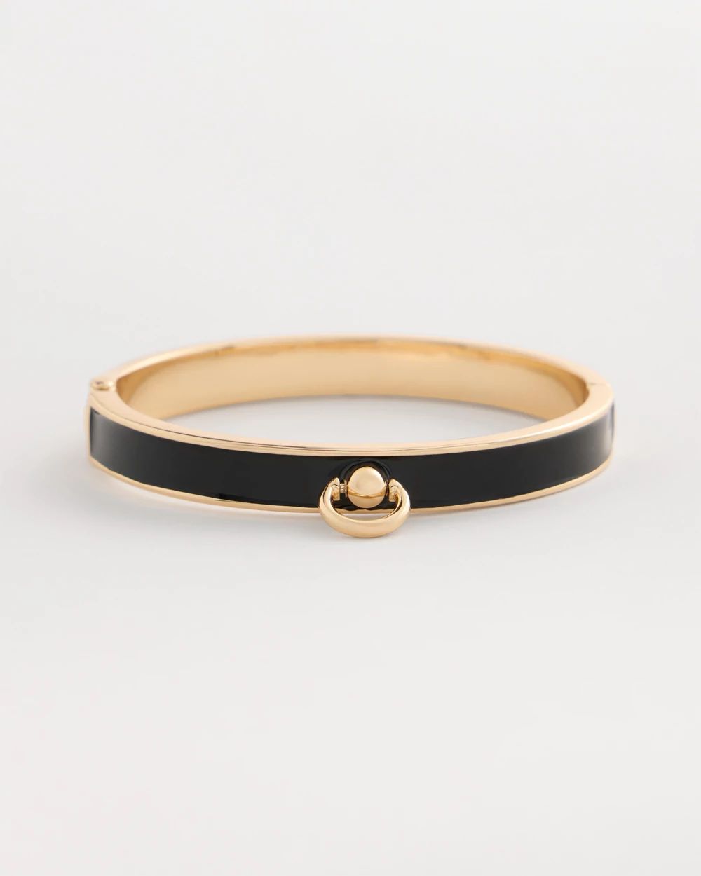 Mixed Metal Epoxy Hinge Bangle