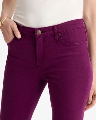 Girlfriend Slim Ankle Jeans click to view larger image.