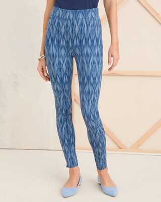 Ponte Ikat-Print Leggings
