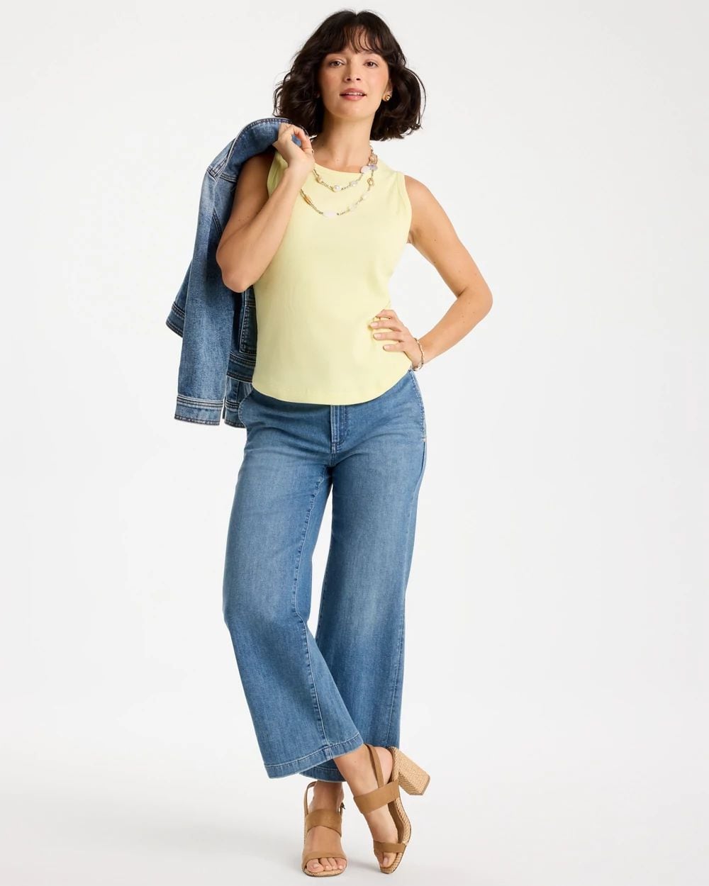 High Neck Rib Tank click to view larger image.