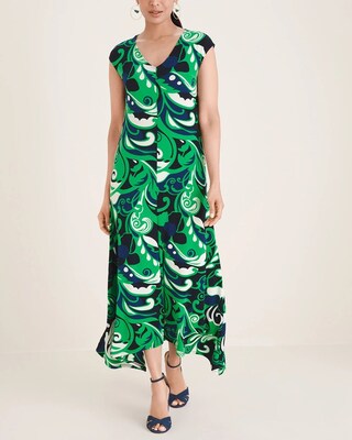 Travelers Classic Scroll-Print Dress