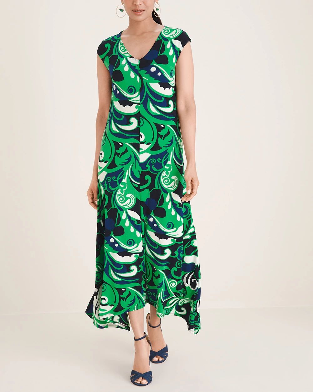 Travelers Classic Scroll-Print Dress