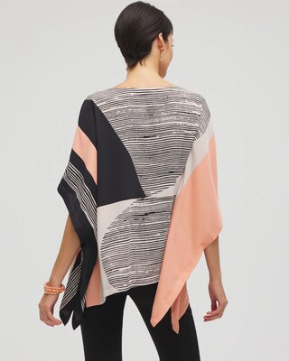 Modern Art Print Poncho