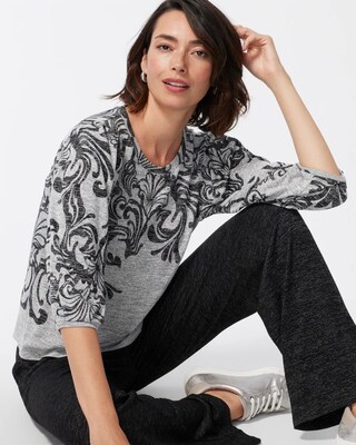 Zenergy Soft Essentials Printed Top