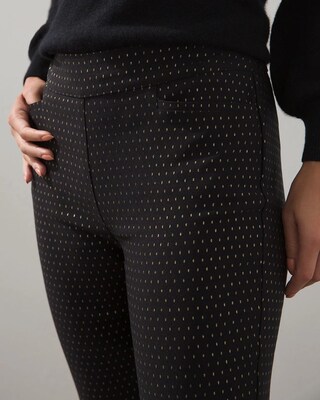 Brigitte Gold Specks Slim Ankle Pants