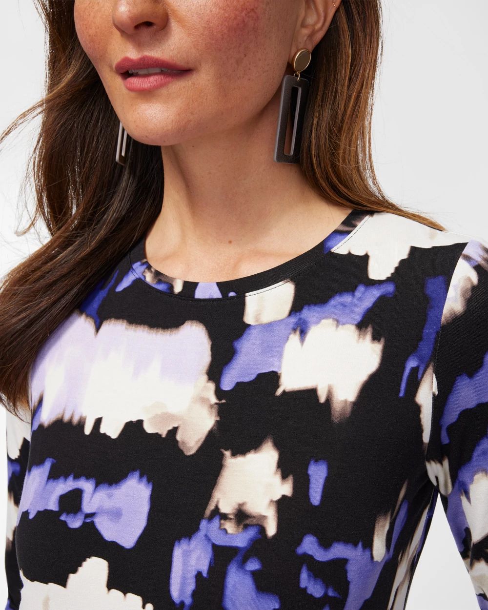 Touch of Cool Watercolor Layering Tee