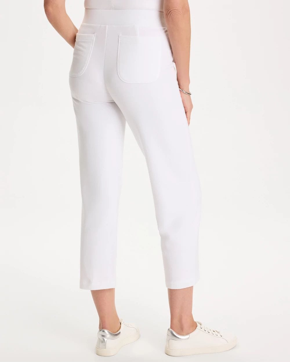 Zenergy® French Terry Cropped Pants click to view larger image.