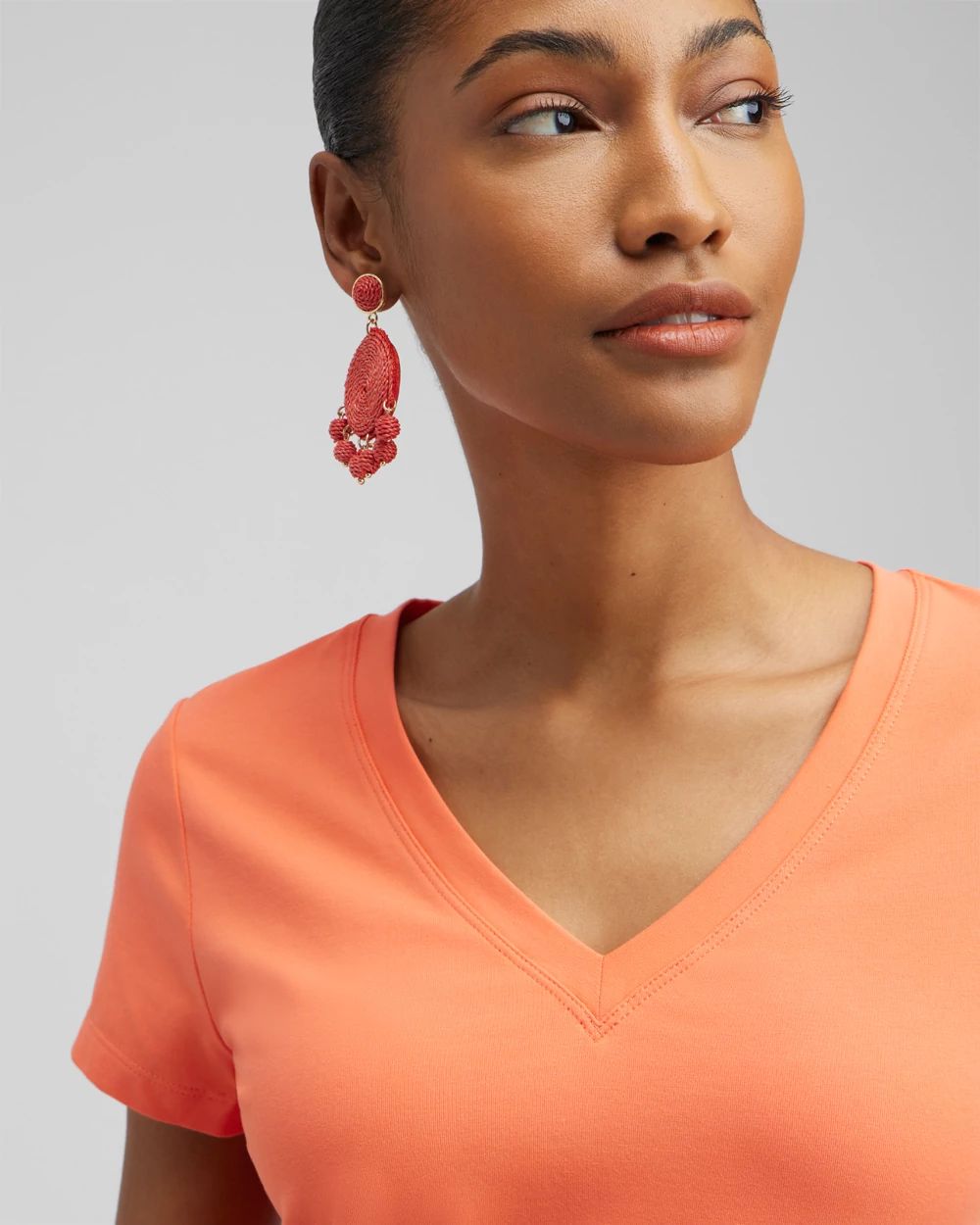V-neck Perfect Tee click to view larger image.