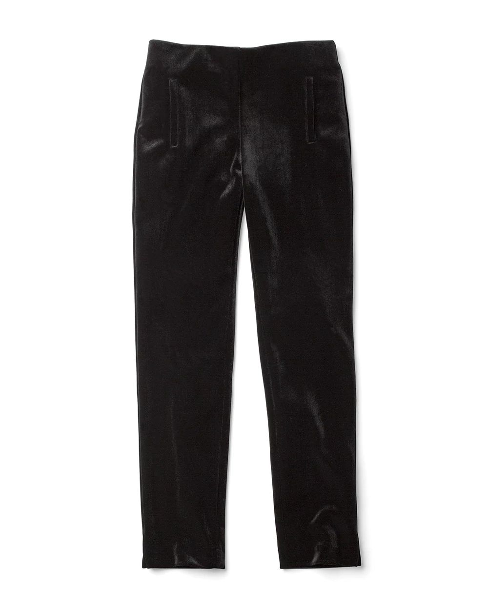 So Slimming Juliet Velvet Ankle Pants