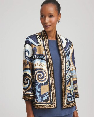 Travelers™ Collection Paisley Crushed Jacket click to view larger image.