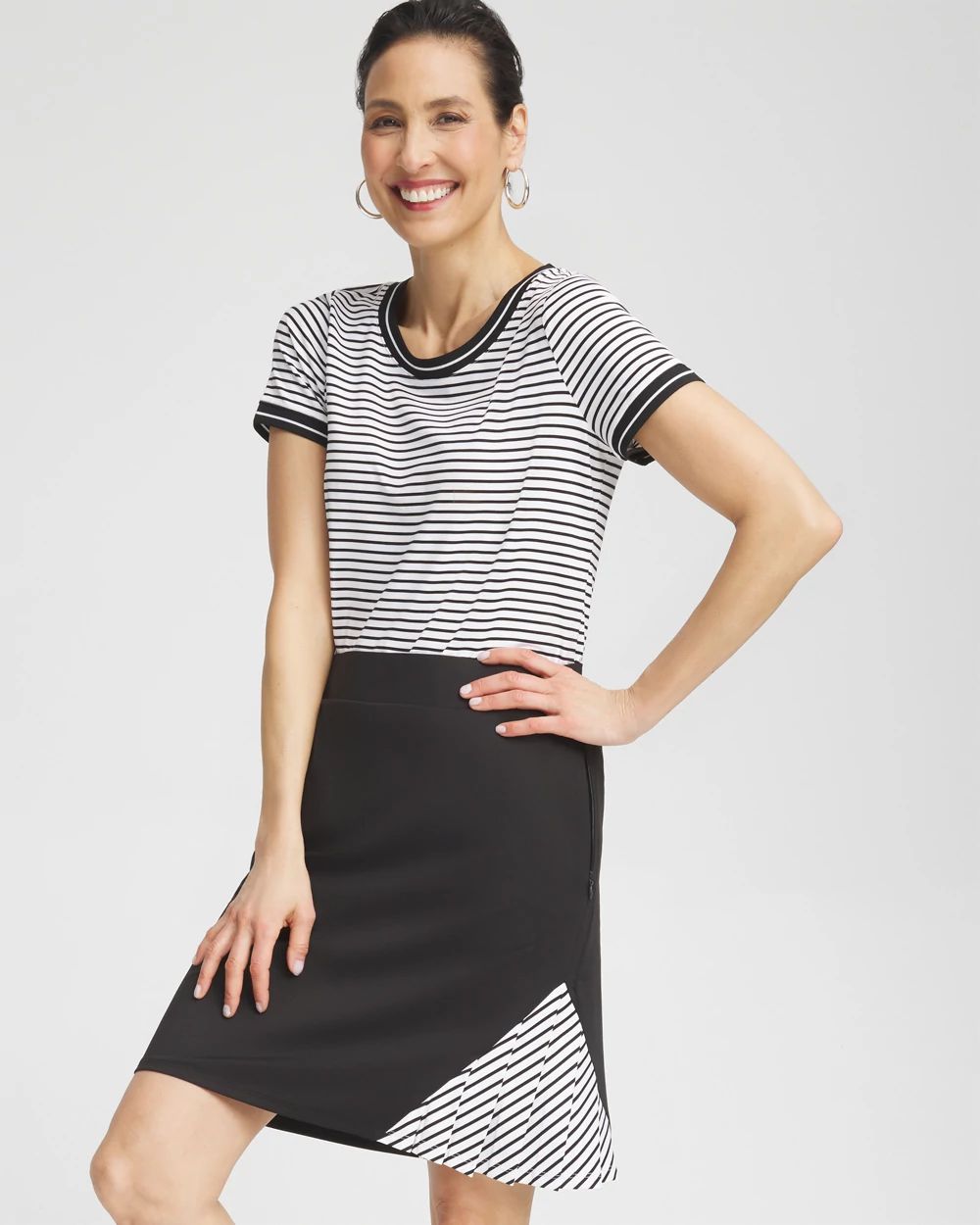 Zenergy® UPF Knit Stripe Tee