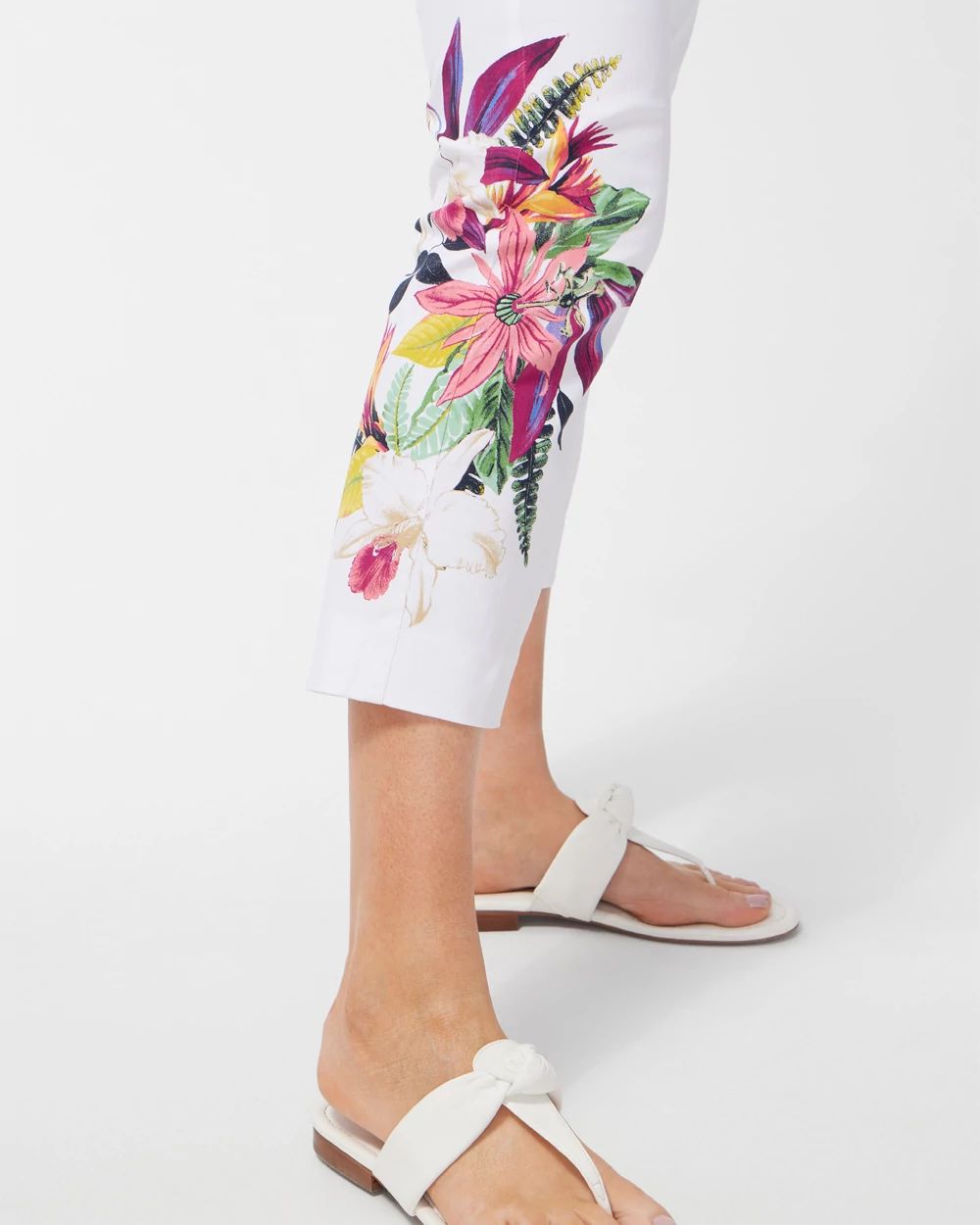 Juliet Floral Straight Crops