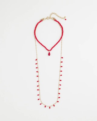 Convertible Red Necklace