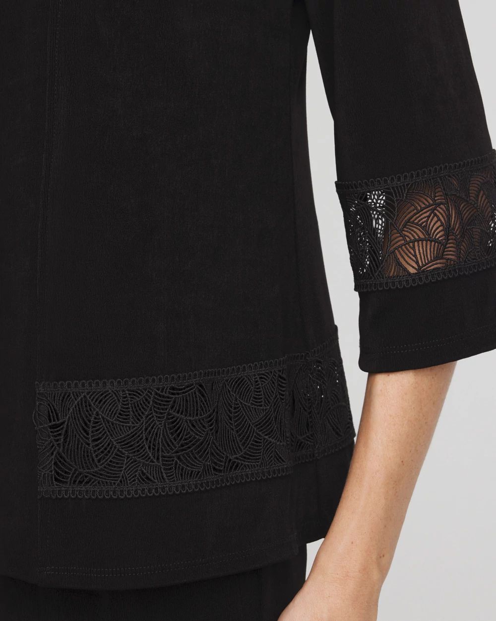 Travelers™ Macrame Trim Cardigan