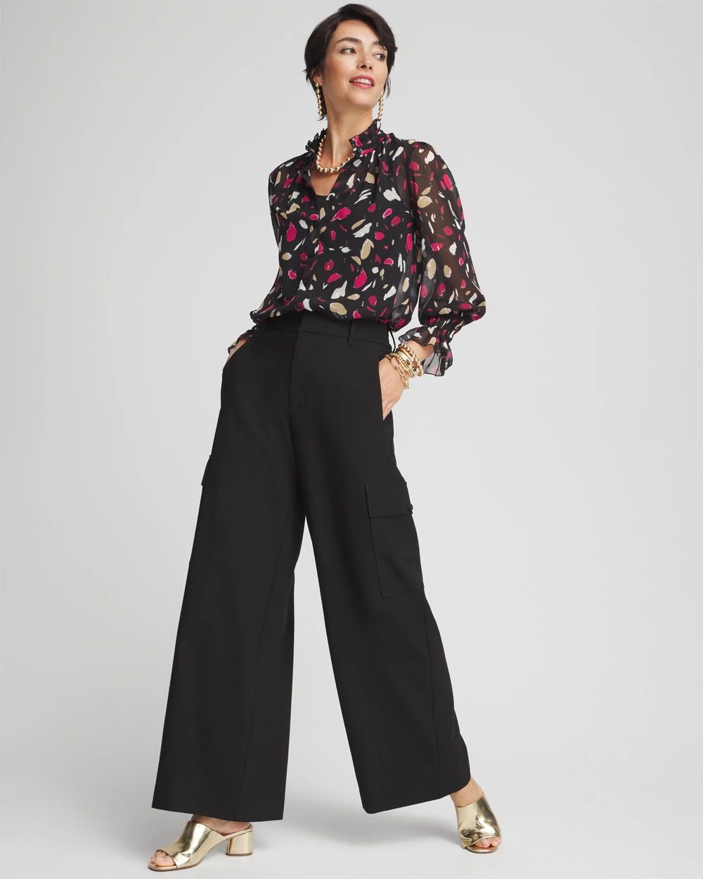 Cargo Wide Leg  Pants