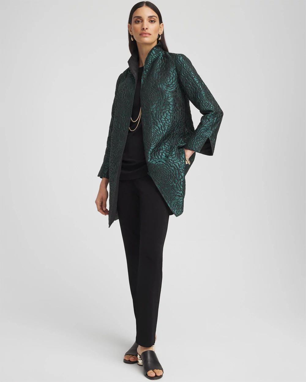 Travelers™ Rose Jacquard Topper