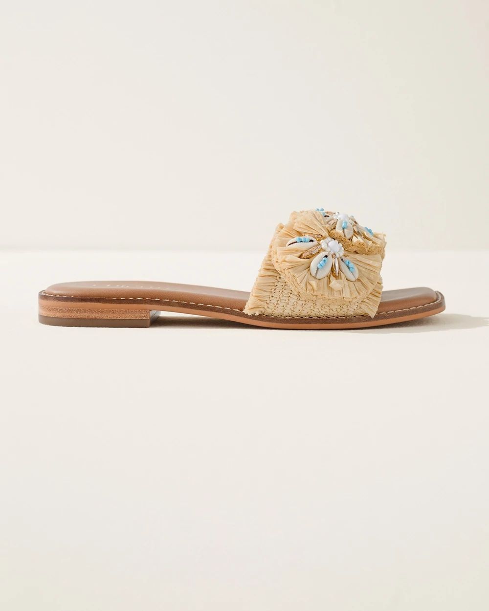 Seashell Slide Sandals