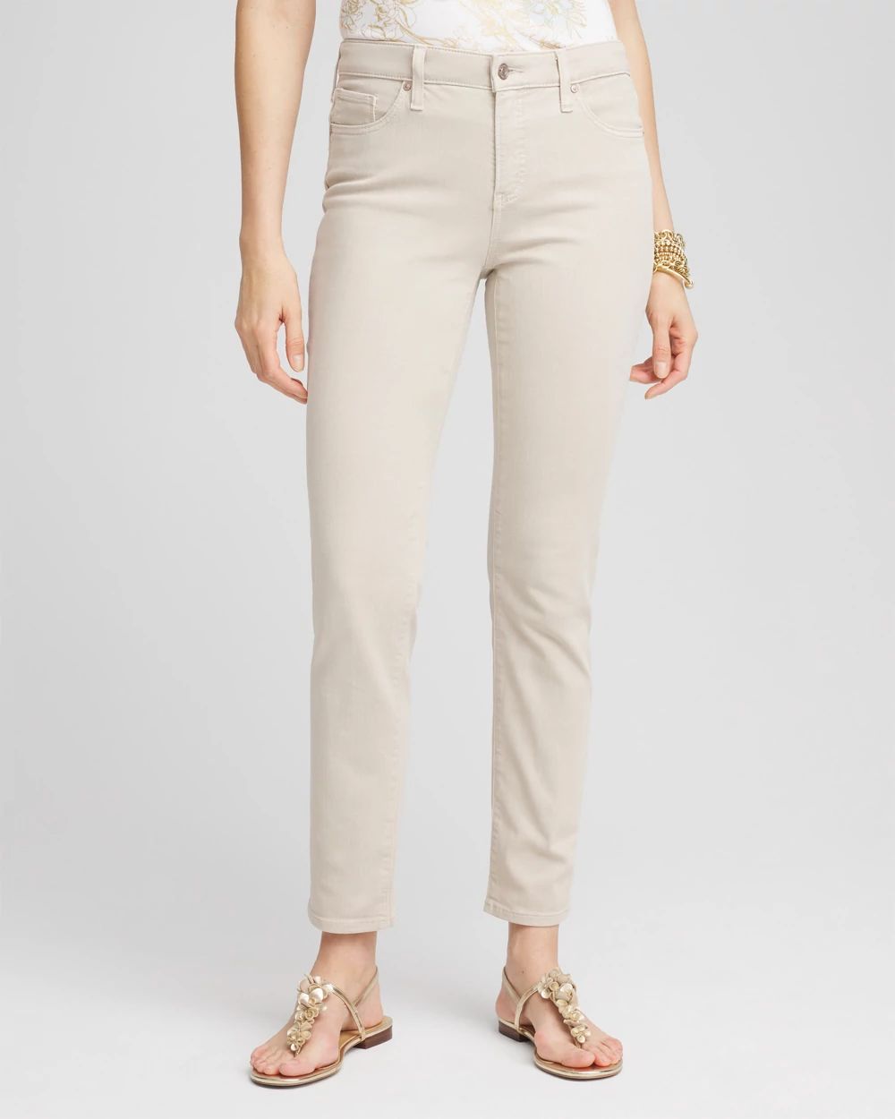 So Slimming Girlfriend Ankle Jeans