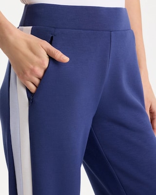 Zenergy® Soft Contrast Crop Pants click to view larger image.