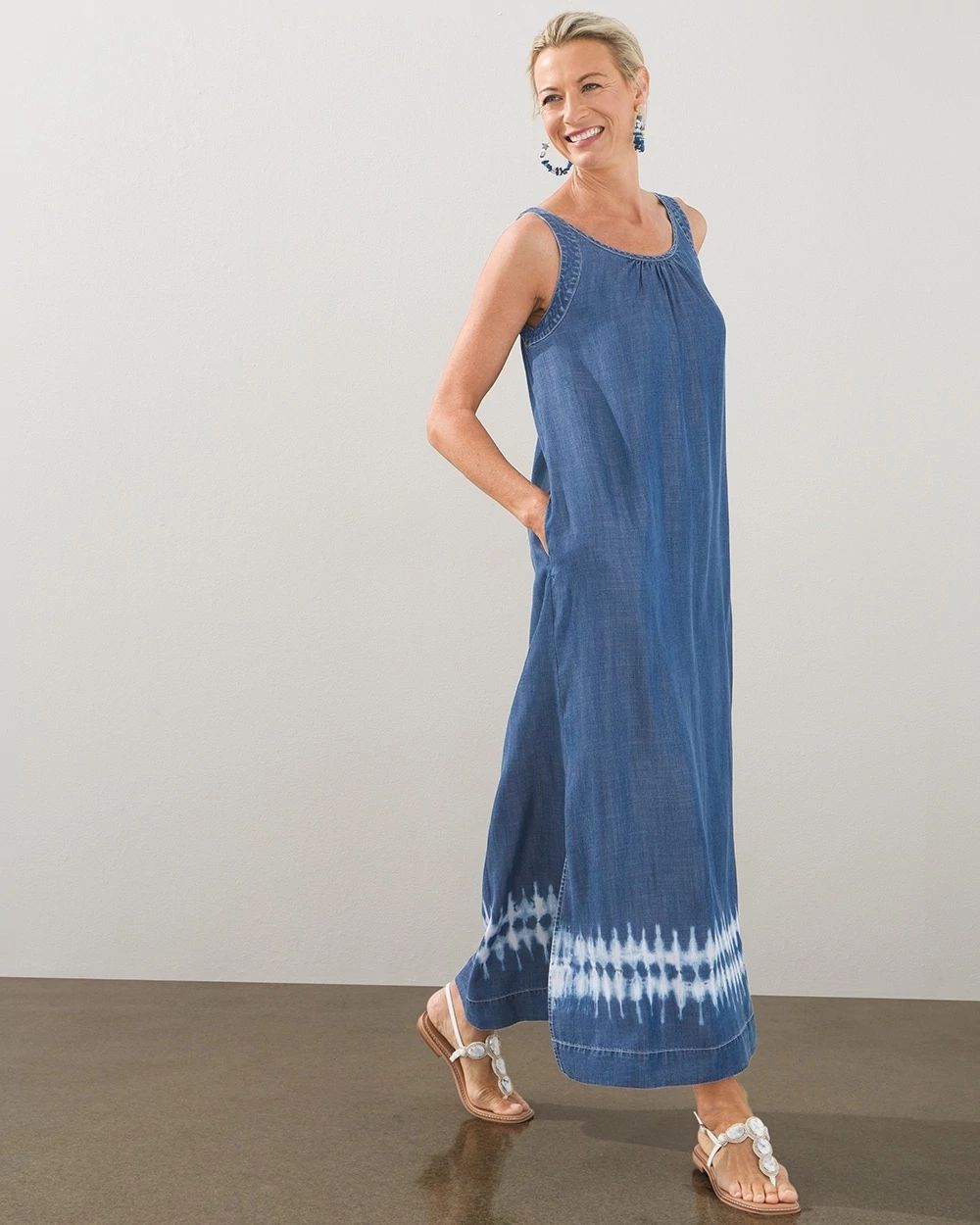 Tencel Tie Dye Tank Dress