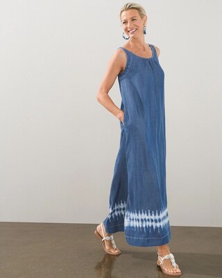 Tencel Tie Dye Tank Dress