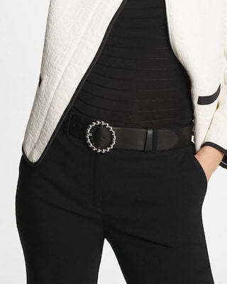 Silver Dot Trouser Belt click to view larger image.