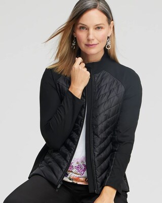Zenergy® Puffer Knit Mix Jacket