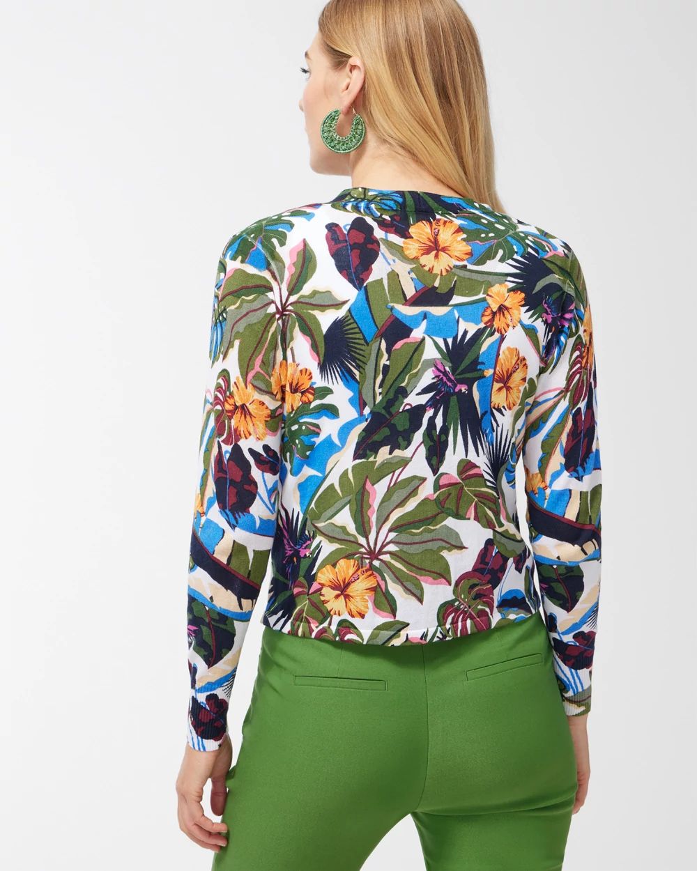 Summer Romance Rainforest Button Topper