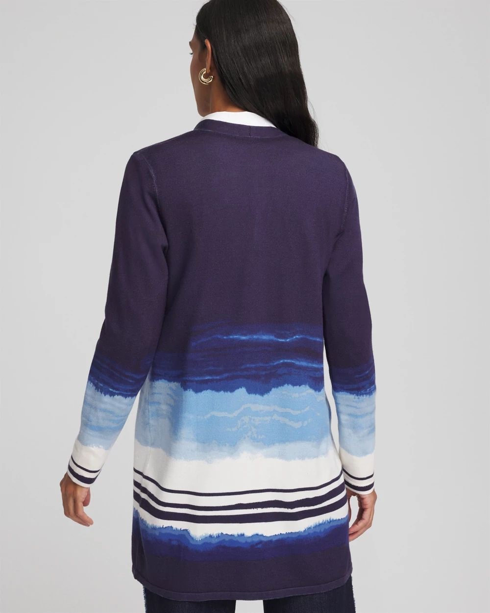 Stripe Ombre Duster Cardigan