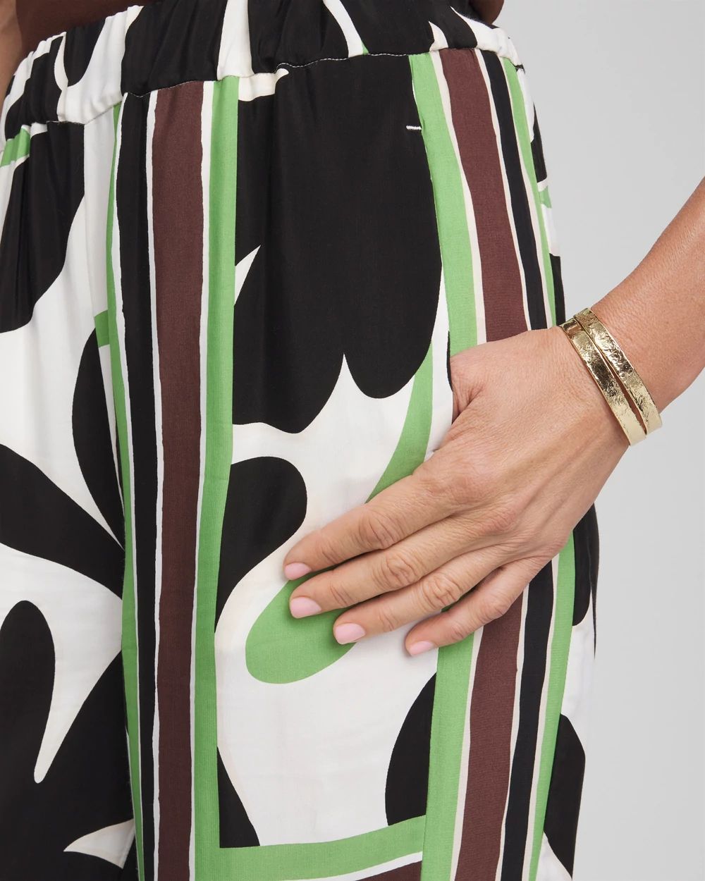 Petite Printed Silky Soft Pants