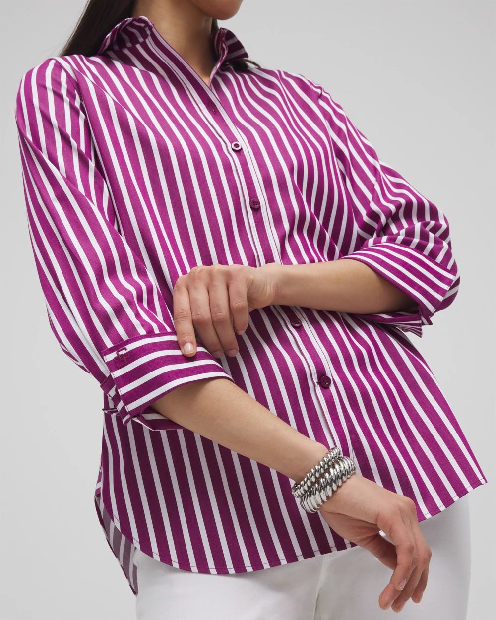 No Iron™ Stretch Stripe Shirt