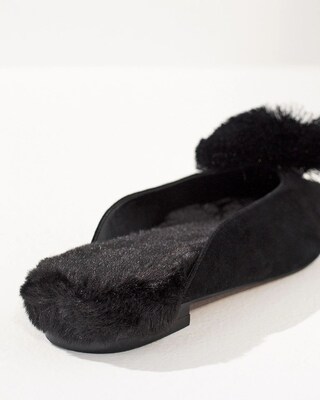 Suede Ballet Slides