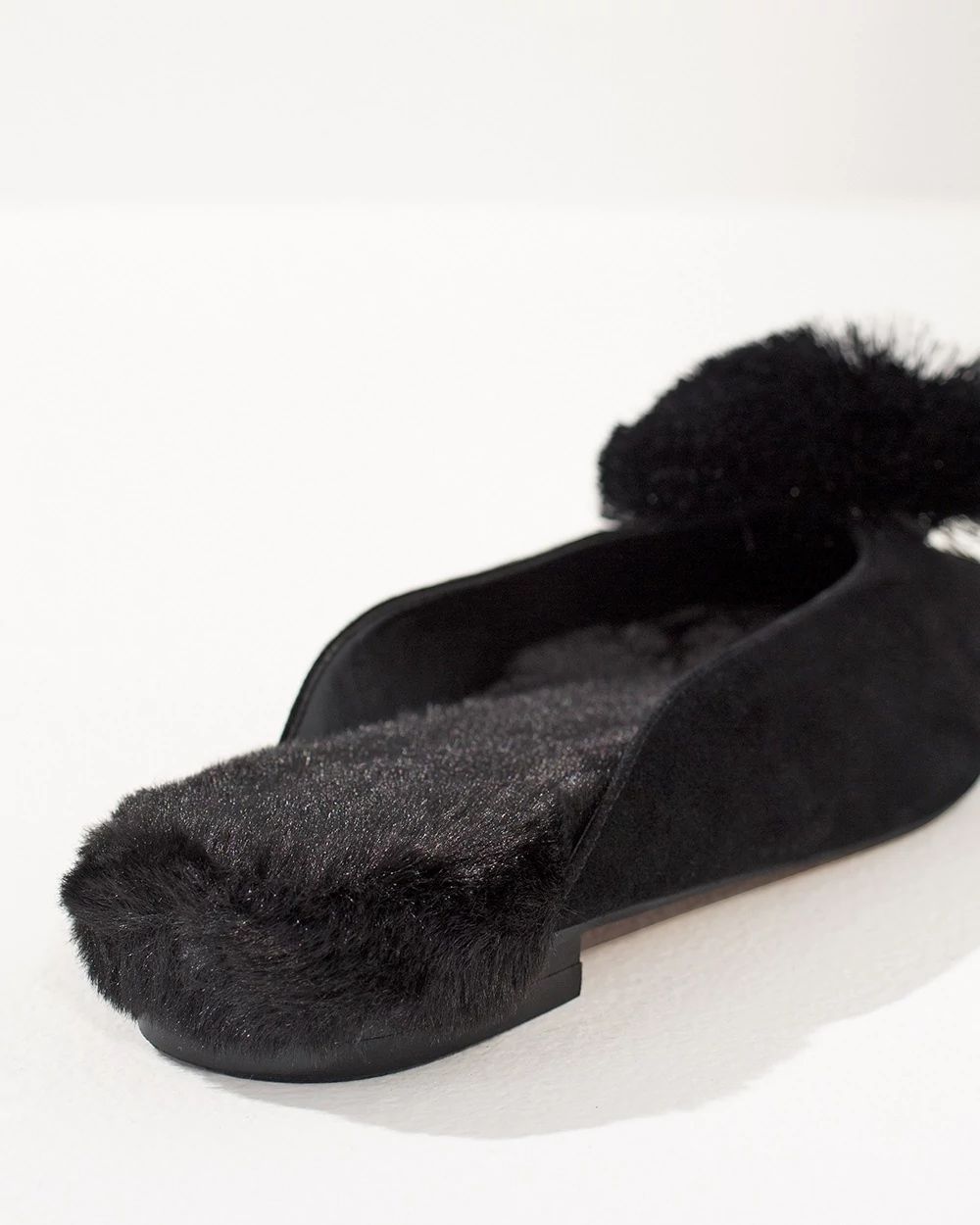 Suede Ballet Slides