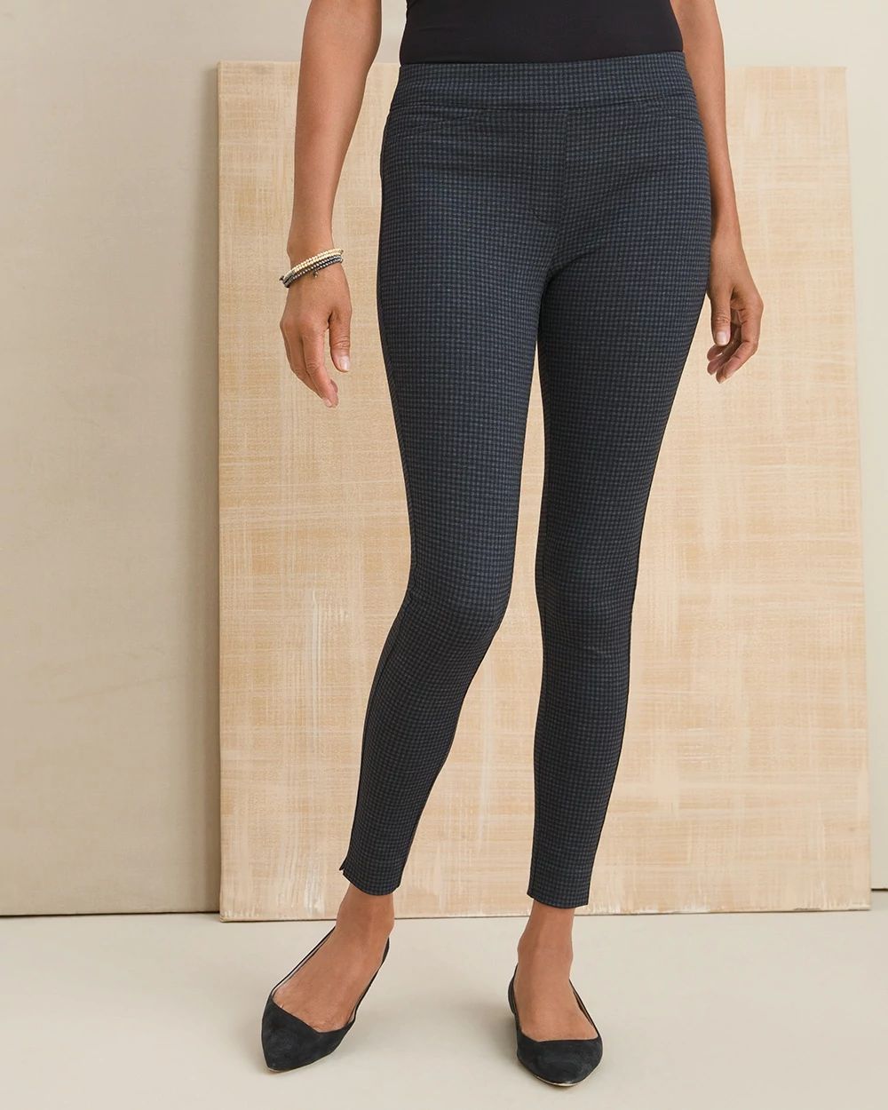 Ponte Gingham Leggings
