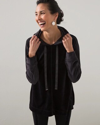 Zenergy Velour Hooded Tunic