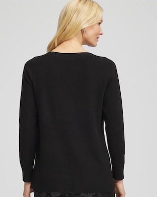 Button Tunic Sweater click to view larger image.