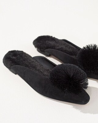 Suede Ballet Slides